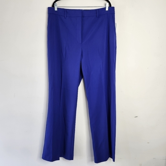 NWT REITMANS Cobalt Blue Straight Leg High Rise Trousers - Picture 2 of 7